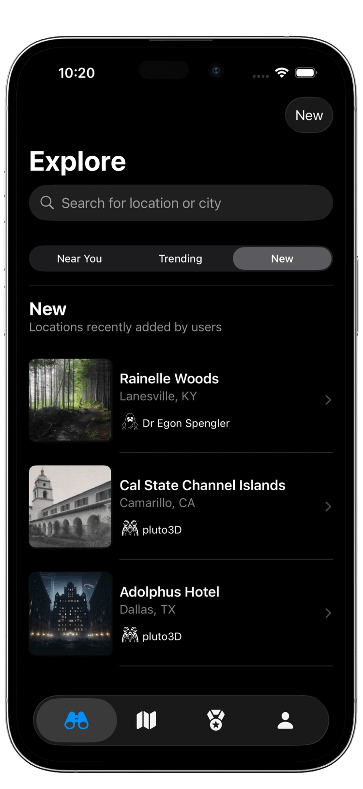 Add new locations